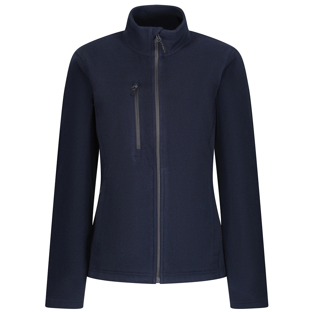 Navy - Front - Regatta Womens-Ladies Honestly Made Recycled Fleece Jacket