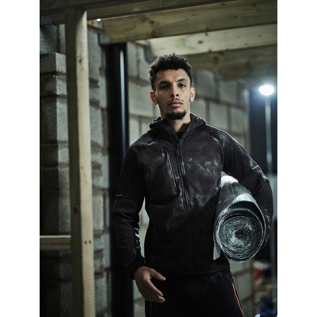 Black-Grey Marl - Back - Regatta Mens X-Pro Coldspring II Fleece Jacket