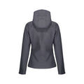 Seal Grey-Black - Side - Regatta Womens-Ladies Venturer Hooded Soft Shell Jacket