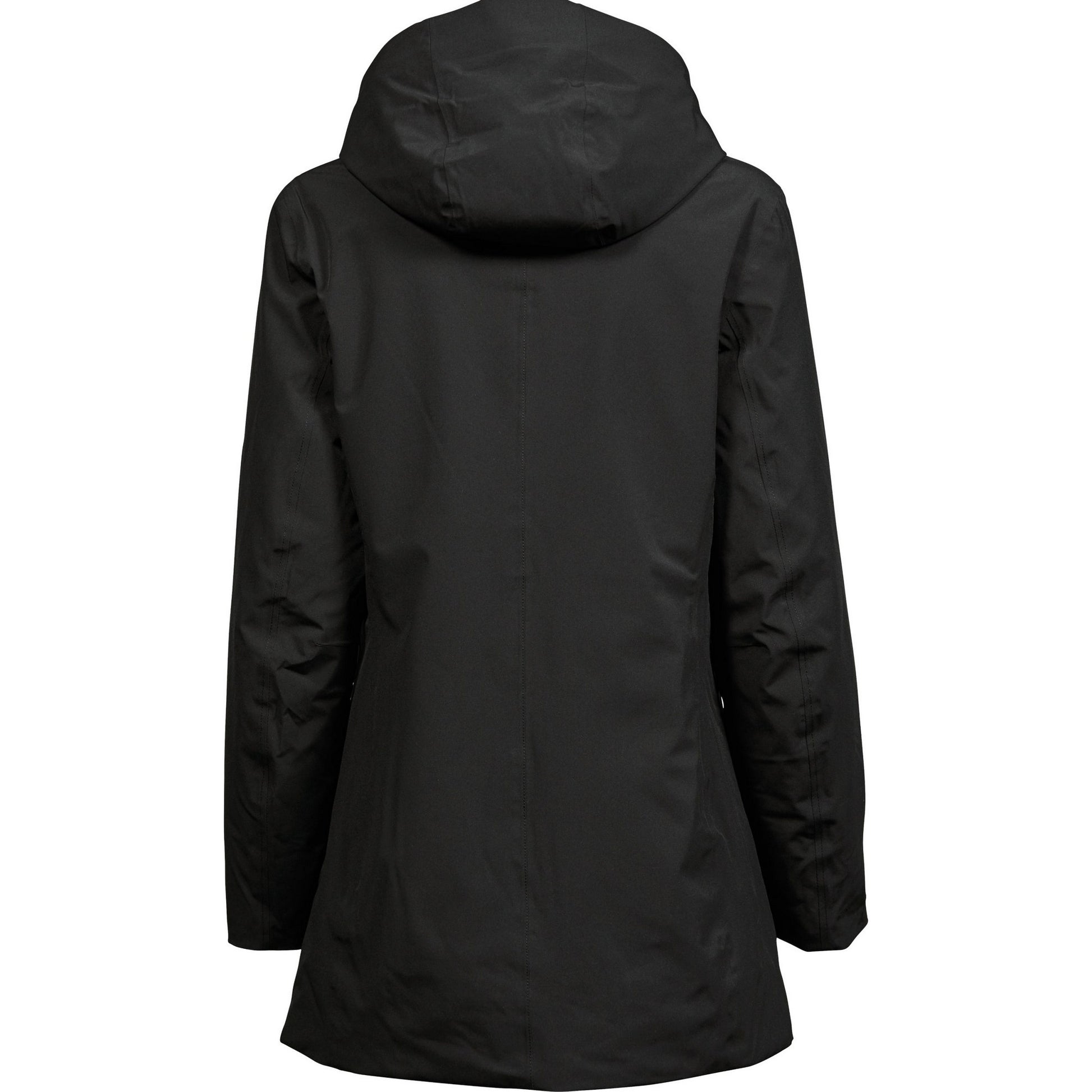 Black - Back - Tee Jays Womens-Ladies Parka