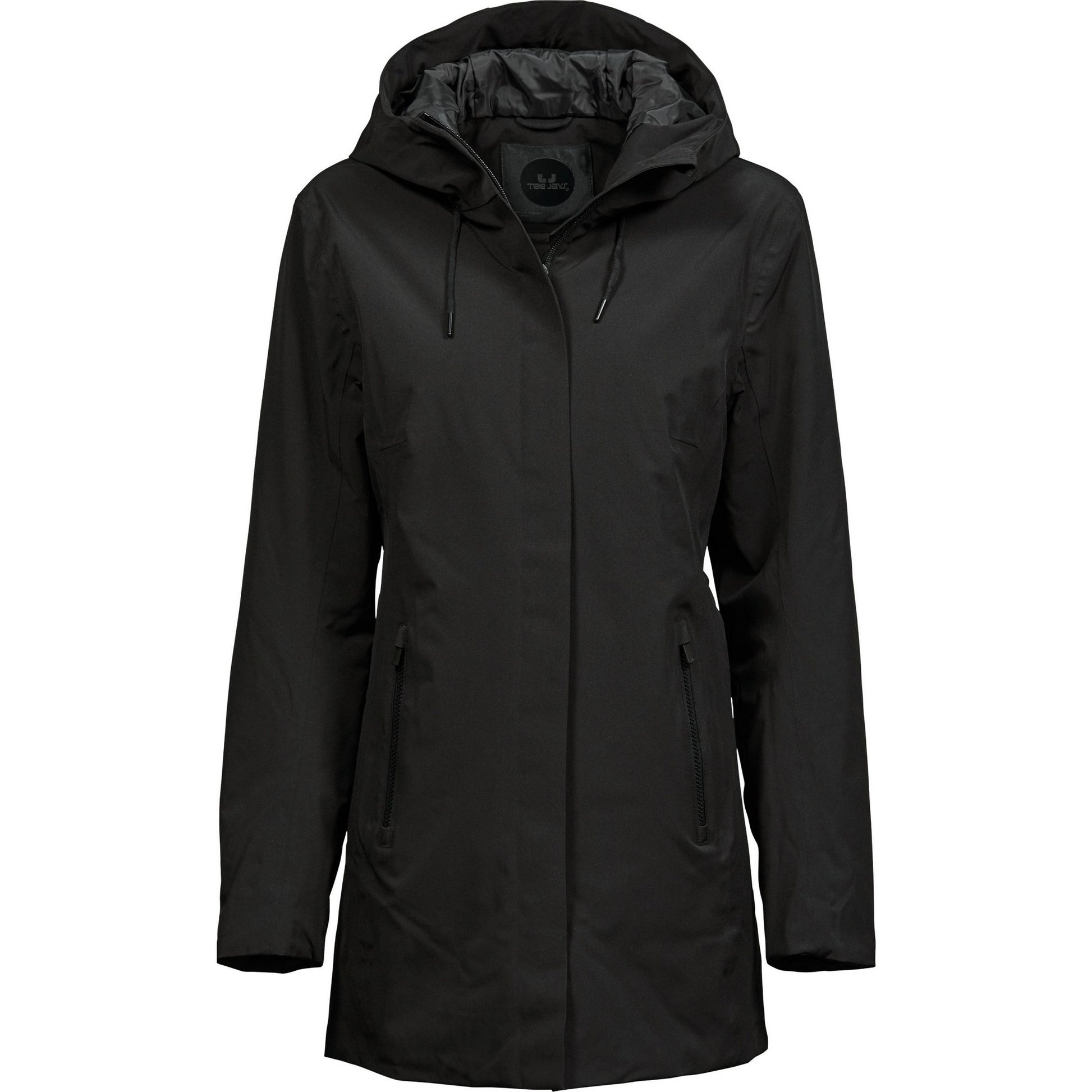 Black - Front - Tee Jays Womens-Ladies Parka