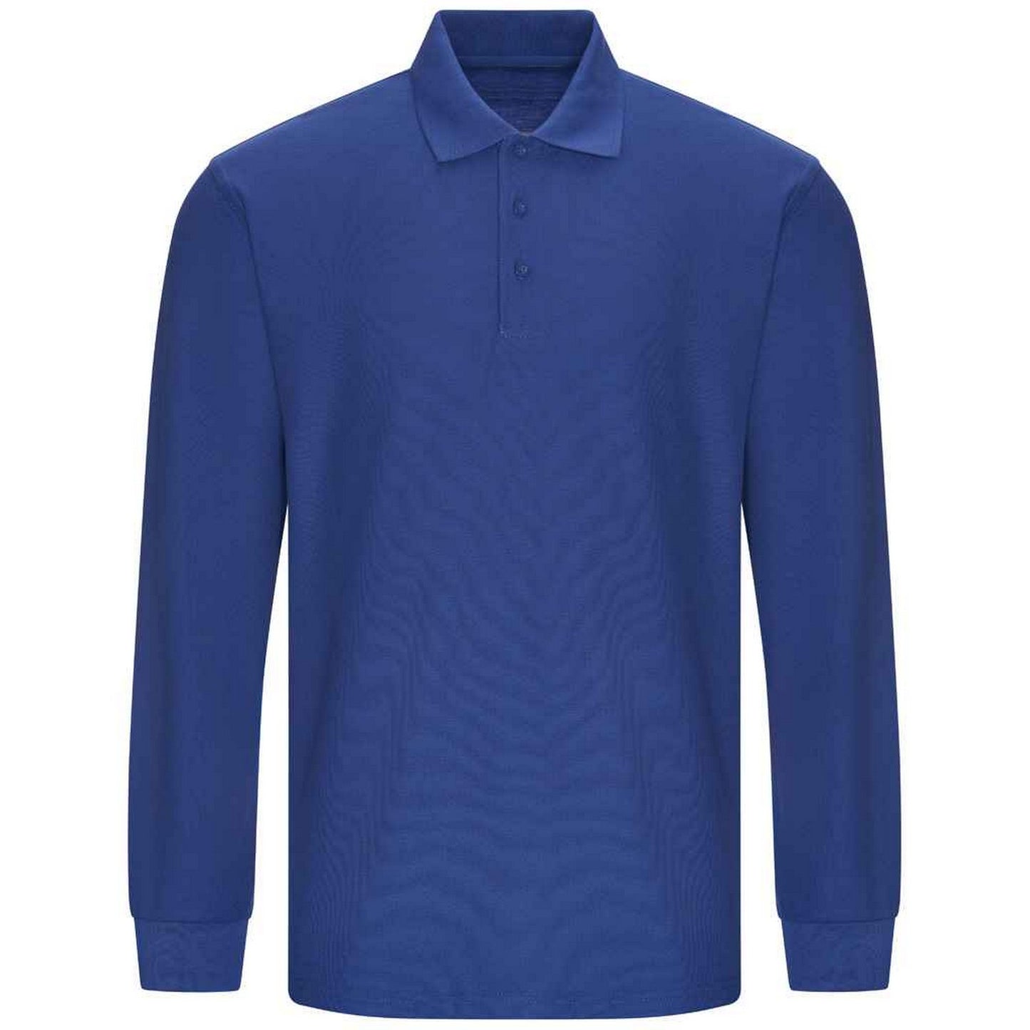 Royal Blue - Front - PRO RTX Mens Pro Piqué Long-Sleeved Polo Shirt