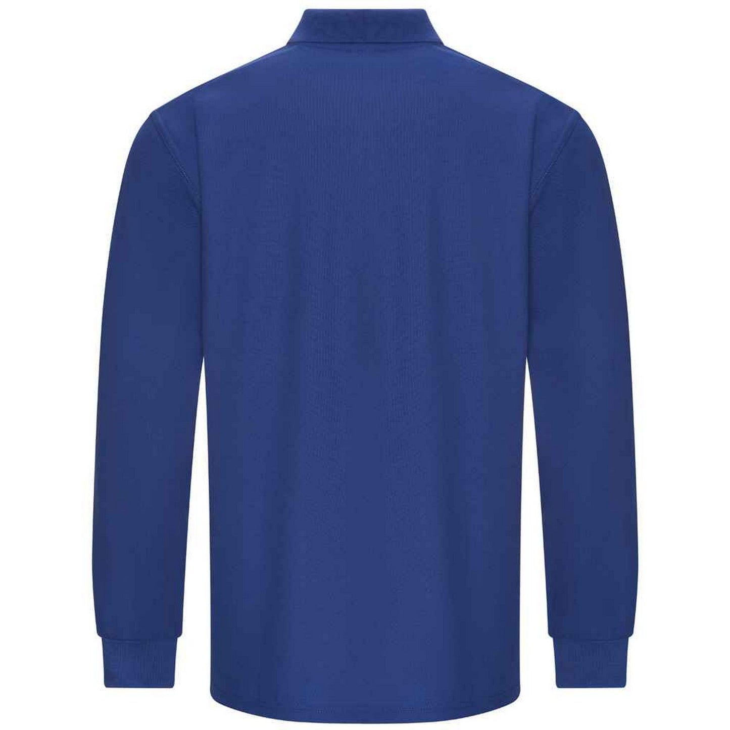 Royal Blue - Back - PRO RTX Mens Pro Piqué Long-Sleeved Polo Shirt