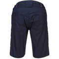 Dark Navy - Back - Portwest Mens KX3 Ripstop Shorts