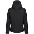 Black-Black - Back - Regatta Mens Venturer Hooded Soft Shell Jacket