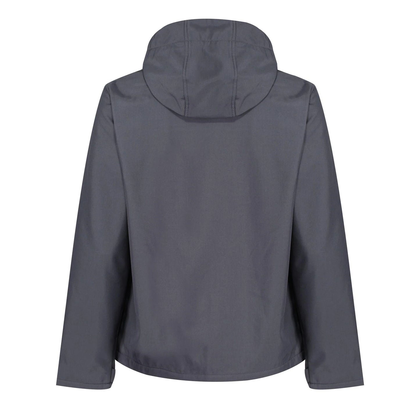 Seal Grey-Black - Back - Regatta Mens Venturer Hooded Soft Shell Jacket