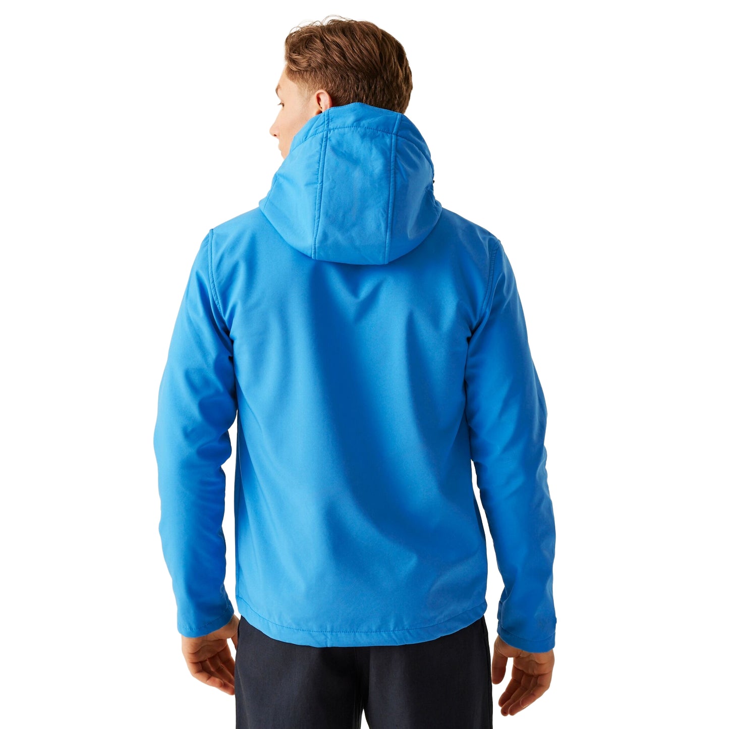 French Blue-Navy - Lifestyle - Regatta Mens Venturer Hooded Soft Shell Jacket
