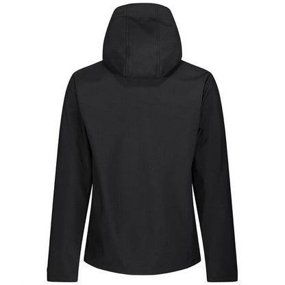 Black-Black - Back - Regatta Mens Venturer Hooded Soft Shell Jacket