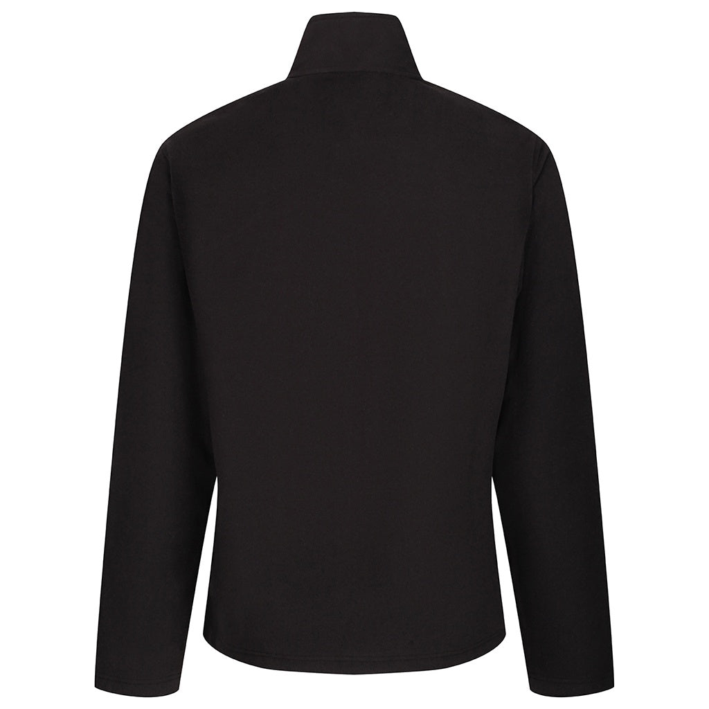 Black - Side - Regatta Mens Microfleece Recycled Jacket
