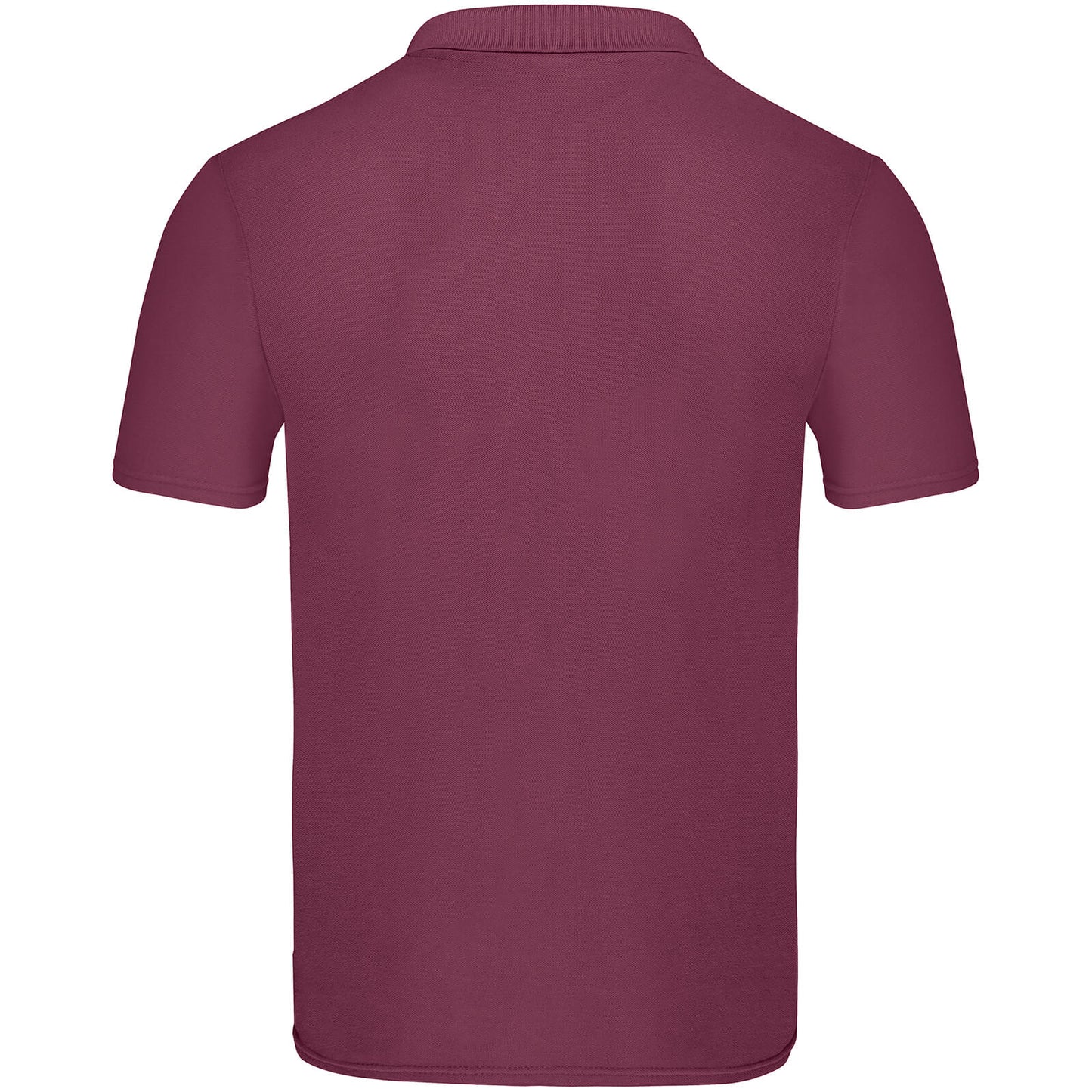 Burgundy - Back - Fruit Of The Loom Mens Original Pique Polo Shirt