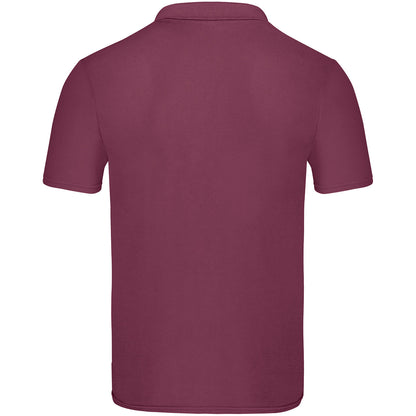 Burgundy - Back - Fruit Of The Loom Mens Original Pique Polo Shirt