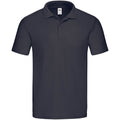 Deep Navy - Front - Fruit of the Loom Mens Original Pique Polo Shirt