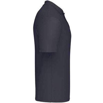 Deep Navy - Side - Fruit Of The Loom Mens Original Pique Polo Shirt