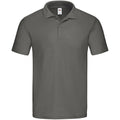 Light Graphite - Front - Fruit of the Loom Mens Original Pique Polo Shirt