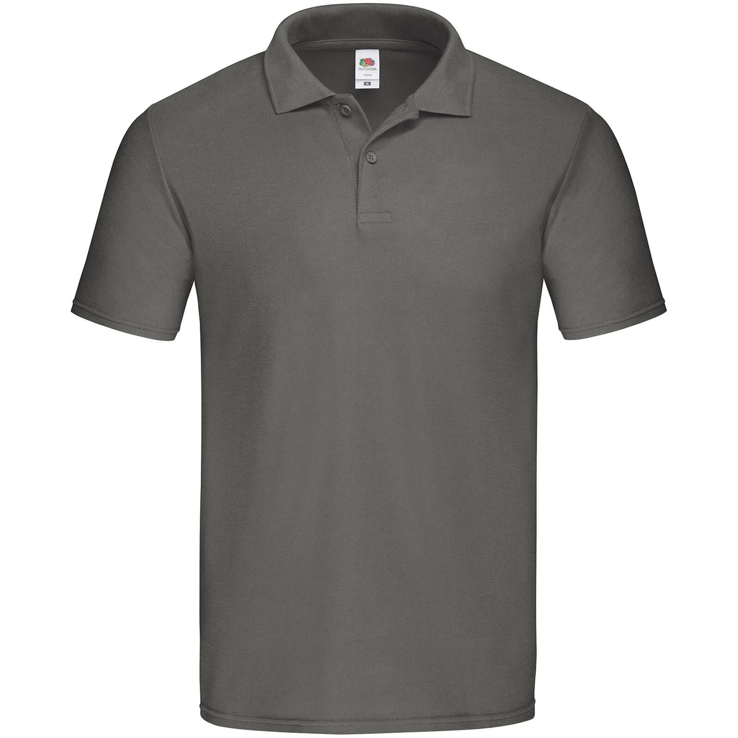 Light Graphite - Front - Fruit Of The Loom Mens Original Pique Polo Shirt