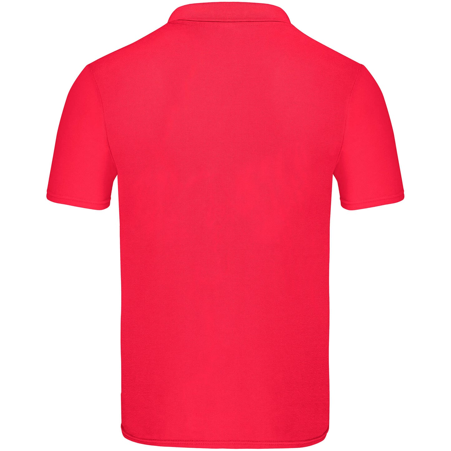 Red - Back - Fruit Of The Loom Mens Original Pique Polo Shirt