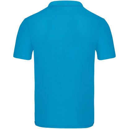 Azure - Back - Fruit Of The Loom Mens Original Pique Polo Shirt