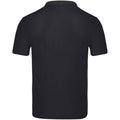 Black - Back - Fruit of the Loom Mens Original Pique Polo Shirt