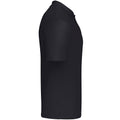 Black - Side - Fruit Of The Loom Mens Original Pique Polo Shirt