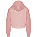 Dusty Pink - Back - Awdis Womens-Ladies Cropped Hoodie