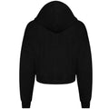 Deep Black - Back - Awdis Womens-Ladies Cropped Hoodie