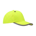 Yellow - Front - Yoko Hi-Vis Safety Bump Cap