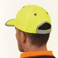 Yellow - Side - Yoko Hi-Vis Safety Bump Cap