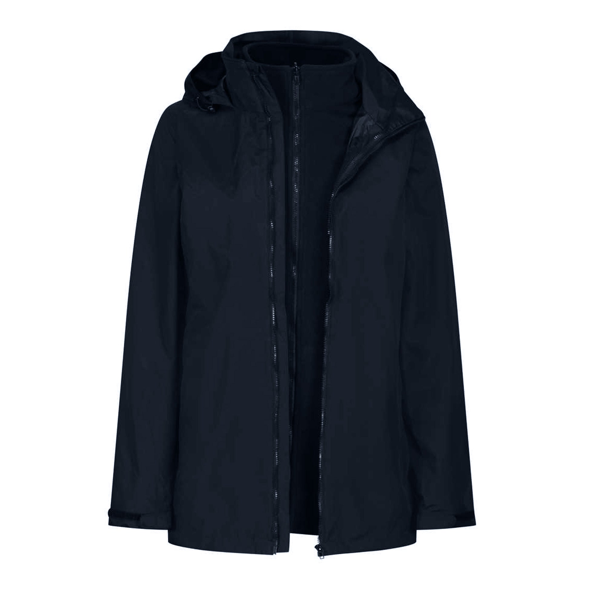 Navy - Front - Regatta Womens-Ladies Classic Waterproof Padded Jacket