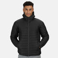 Black - Side - Regatta Mens Honestly Made Recycled Thermal Padded Jacket