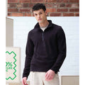 Black - Back - Regatta Mens Honestly Made Recycled Half Zip Fleece