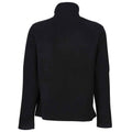 Black - Close up - Regatta Mens Honestly Made Recycled Half Zip Fleece