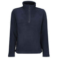 Navy - Front - Regatta Mens Honestly Made Recycled Half Zip Fleece