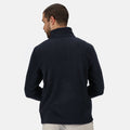 Navy - Side - Regatta Mens Honestly Made Recycled Half Zip Fleece