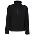 Black - Front - Regatta Mens Honestly Made Recycled Half Zip Fleece