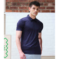 Navy - Back - Regatta Mens Honestly Made Recycled Polo Shirt