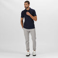 Navy - Pack Shot - Regatta Mens Honestly Made Recycled Polo Shirt