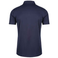 Navy - Close up - Regatta Mens Honestly Made Recycled Polo Shirt