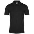 Black - Front - Regatta Mens Honestly Made Recycled Polo Shirt