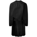 Black - Back - Premier Unisex Adult Waterproof Long-Sleeved Salon Gown