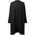 Black - Front - Premier Unisex Adult Waterproof Long-Sleeved Salon Gown