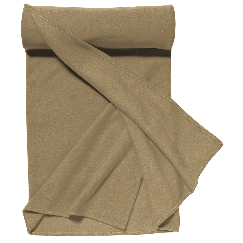 Rope - Front - SOLS Plaid Pill Resistant Fleece Blanket