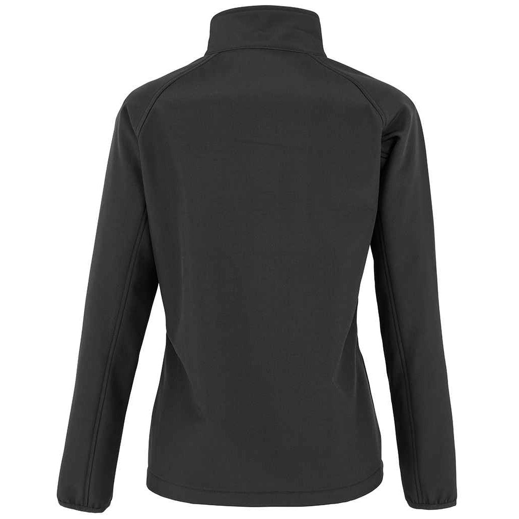 Black - Back - Result Genuine Recycled Womens-Ladies Printable Soft Shell Jacket