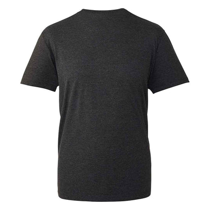 Black - Back - Anthem Mens Marl Organic T-Shirt