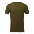 Khaki - Front - Anthem Mens Marl Organic T-Shirt