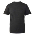 Black - Back - Anthem Mens Marl Organic T-Shirt