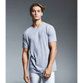 Grey - Back - Anthem Mens Marl Organic T-Shirt