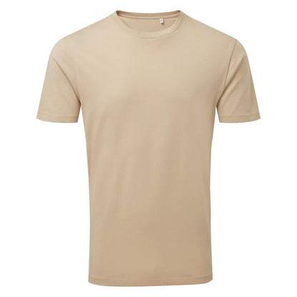 Desert Sand - Front - Anthem Mens Marl Organic T-Shirt