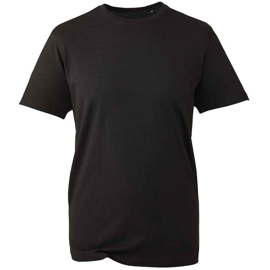 Black - Front - Anthem Mens Organic T-Shirt