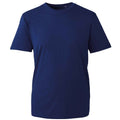 Navy - Front - Anthem Mens Organic T-Shirt