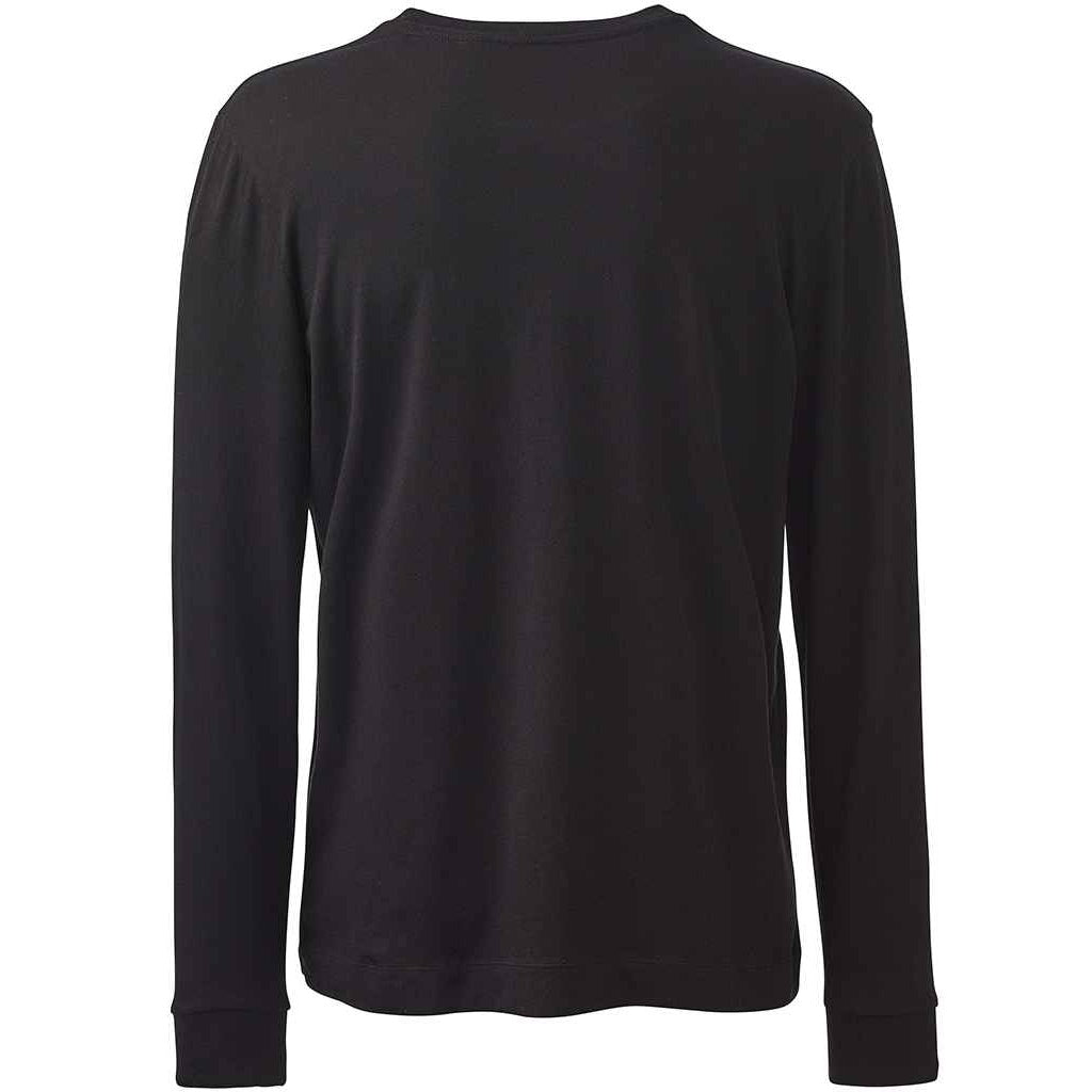 Black - Side - Anthem Mens Long-Sleeved T-Shirt